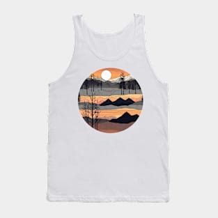 Moonrise Over the Hills Tank Top